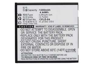 Batteries N Accessories BNA-WB-L3252 Cell Phone Battery - Li-Ion, 3.7V, 1200 mAh, Ultra High Capacity Battery - Replacement for Coolpad CPLD-64 Battery