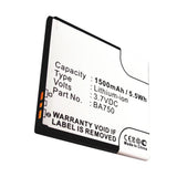 Batteries N Accessories BNA-WB-L15666 Cell Phone Battery - Li-ion, 3.7V, 1500mAh, Ultra High Capacity - Replacement for Sony Ericsson BA750 Battery