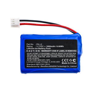 Batteries N Accessories BNA-WB-L12426 Equipment Battery - Li-ion, 3.7V, 1800mAh, Ultra High Capacity - Replacement for Labotect PA-L2 Battery