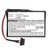 Batteries N Accessories BNA-WB-L4242 GPS Battery - Li-Ion, 3.7V, 750 mAh, Ultra High Capacity Battery - Replacement for Mitac 0781417XC Battery