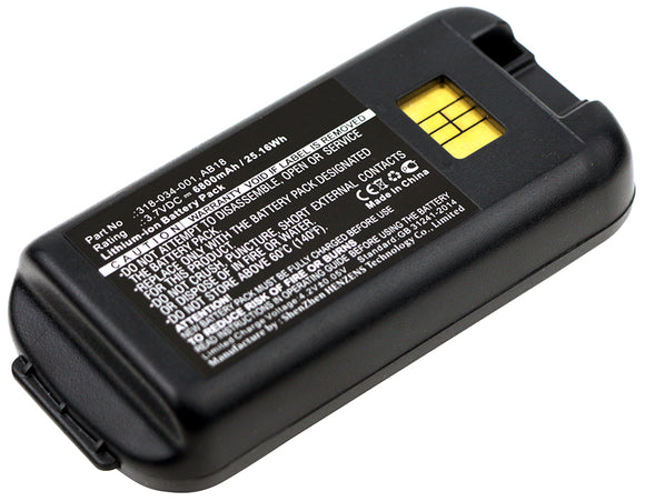 Batteries N Accessories BNA-WB-L1302 Barcode Scanner Battery - Li-ion, 3.7, 6800mAh, Ultra High Capacity Battery - Replacement for Intermec 318-033-001, 318-034-001, AB17, AB18 Battery