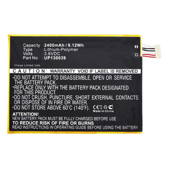 Batteries N Accessories BNA-WB-P3360 Cell Phone Battery - Li-Pol, 3.8V, 2400 mAh, Ultra High Capacity Battery - Replacement for InFocus UP130039 Battery