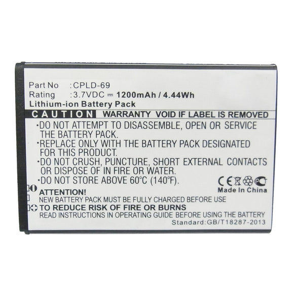 Batteries N Accessories BNA-WB-L10065 Cell Phone Battery - Li-ion, 3.7V, 1200mAh, Ultra High Capacity - Replacement for Coolpad CPLD-69 Battery