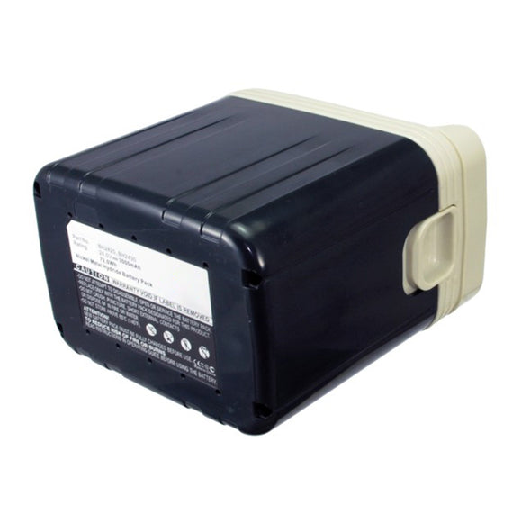 Batteries N Accessories BNA-WB-H15253 Power Tool Battery - Ni-MH, 24V, 3000mAh, Ultra High Capacity - Replacement for Makita 2417 Battery