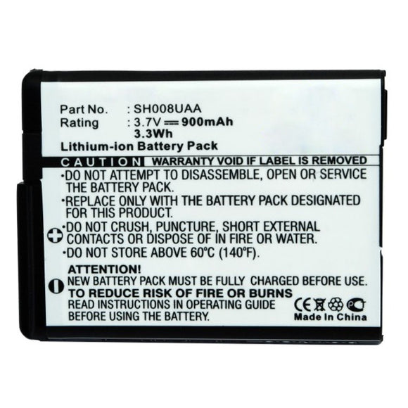 Batteries N Accessories BNA-WB-L13187 Cell Phone Battery - Li-ion, 3.7V, 900mAh, Ultra High Capacity - Replacement for Sharp SH008UAA Battery