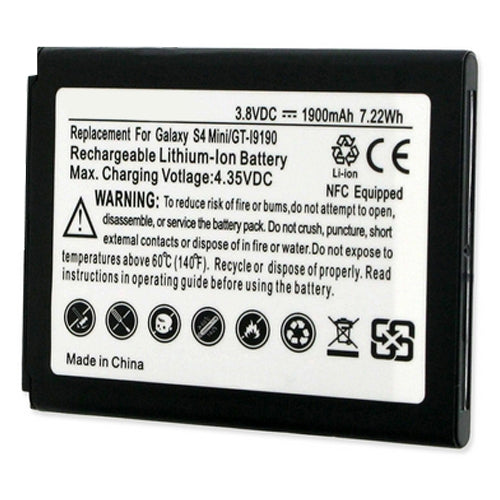 Batteries N Accessories BNA-WB-BLI-1365-1.9 Cell Phone Battery - Li-Ion, 3.8V, 1900 mAh, Ultra High Capacity Battery - Replacement for Samsung B500BE Battery