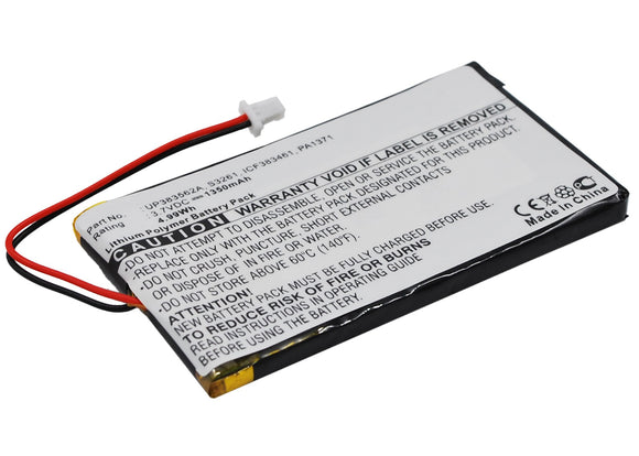 Batteries N Accessories BNA-WB-P6533 PDA Battery - Li-Pol, 3.7V, 1350 mAh, Ultra High Capacity Battery - Replacement for Palm IA1TB12B1 Battery