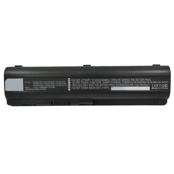 Batteries N Accessories BNA-WB-L9585 Laptop Battery - Li-ion, 10.8V, 4400mAh, Ultra High Capacity - Replacement for Compaq HSTNN-C51C Battery