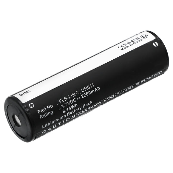Batteries N Accessories BNA-WB-L806 Flashlight Battery - Li-ion, 3.7, 2200mAh, Ultra High Capacity Battery - Replacement for Inova FLB-LIN-7, UR611 Battery