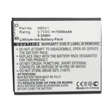 Batteries N Accessories BNA-WB-L12028 Cell Phone Battery - Li-ion, 3.7V, 1500mAh, Ultra High Capacity - Replacement for Huawei HB5V1 Battery