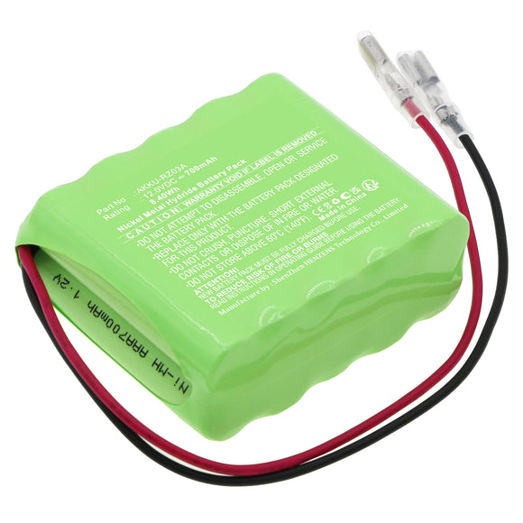 Batteries N Accessories BNA-WB-H18449 Emergency Lighting Battery - Ni-MH, 12V, 700mAh, Ultra High Capacity - Replacement for Indexa AKKU-RZ03A Battery