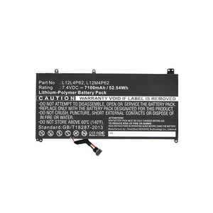 Batteries N Accessories BNA-WB-P12650 Laptop Battery - Li-Pol, 7.4V, 7100mAh, Ultra High Capacity - Replacement for Lenovo L12L4P62 Battery