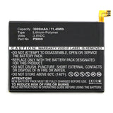 Batteries N Accessories BNA-WB-P11240 Cell Phone Battery - Li-Pol, 3.8V, 3000mAh, Ultra High Capacity - Replacement for Elephone P9000 Battery