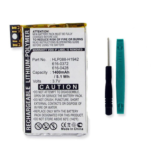 Batteries N Accessories BNA-WB-BLI 1228-1.4 Cell Phone Battery - Li-Ion, 3.7V, 1200 mAh, Ultra High Capacity Battery - Replacement for Apple 616-0372 Battery