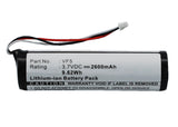 Batteries N Accessories BNA-WB-L4276 GPS Battery - Li-Ion, 3.7V, 2600 mAh, Ultra High Capacity Battery - Replacement for TomTom VF5 Battery