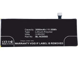 Batteries N Accessories BNA-WB-P8294 Cell Phone Battery - Li-Pol, 3.85V, 3000mAh, Ultra High Capacity Battery - Replacement for Blu BL-N3000D Battery