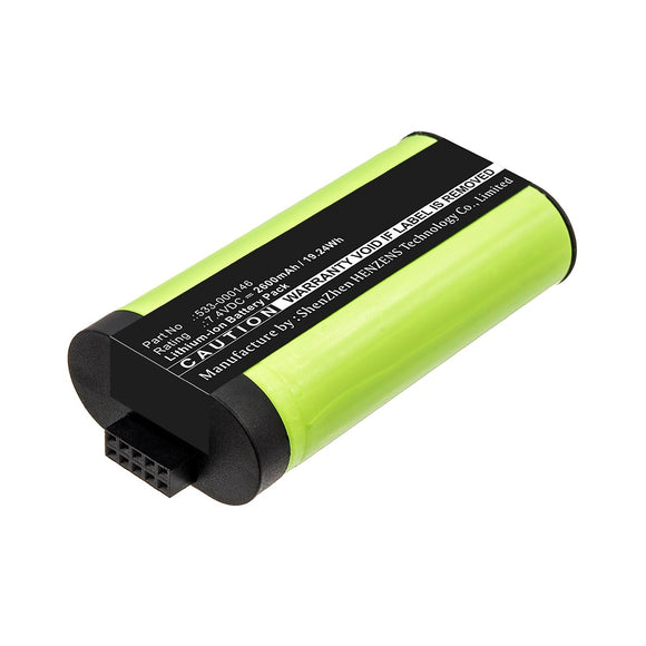 Batteries N Accessories BNA-WB-L12841 Speaker Battery - Li-ion, 7.4V, 2600mAh, Ultra High Capacity - Replacement for Logitech 533-000146 Battery
