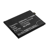Batteries N Accessories BNA-WB-P14718 Cell Phone Battery - Li-Pol, 7.74V, 2200mAh, Ultra High Capacity - Replacement for OPPO BLP825 Battery