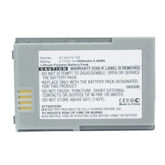 Batteries N Accessories BNA-WB-P15513 Cell Phone Battery - Li-Pol, 3.7V, 1800mAh, Ultra High Capacity - Replacement for BenQ 23.20115.102 Battery