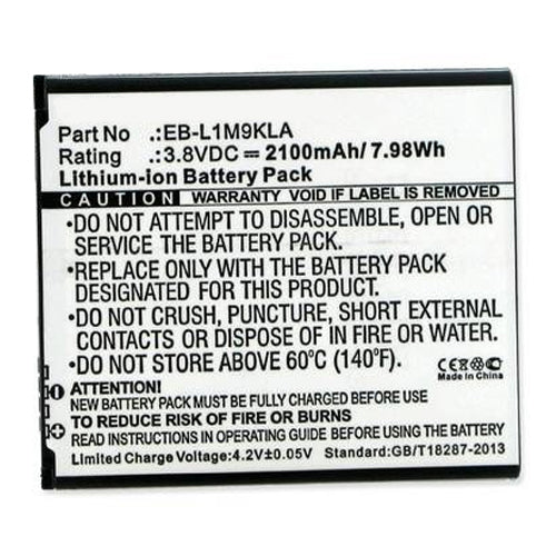 Batteries N Accessories BNA-WB-BLI-1381-2.1 Cell Phone Battery - Li-Ion, 3.8V, 2100 mAh, Ultra High Capacity Battery - Replacement for Samsung EB-L1M9KLA Battery