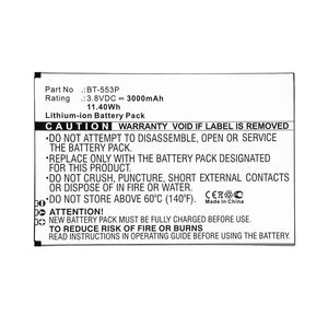 Batteries N Accessories BNA-WB-L12219 Cell Phone Battery - Li-ion, 3.8V, 3000mAh, Ultra High Capacity - Replacement for Leagoo BT-553P Battery