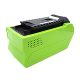 Batteries N Accessories BNA-WB-L16246 Power Tool Battery - Li-ion, 40V, 3000mAh, Ultra High Capacity - Replacement for GreenWorks 24252 Battery