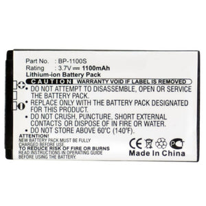 Batteries N Accessories BNA-WB-L8988 Digital Camera Battery - Li-ion, 3.7V, 1100mAh, Ultra High Capacity - Replacement for Kyocera BP-1100S Battery