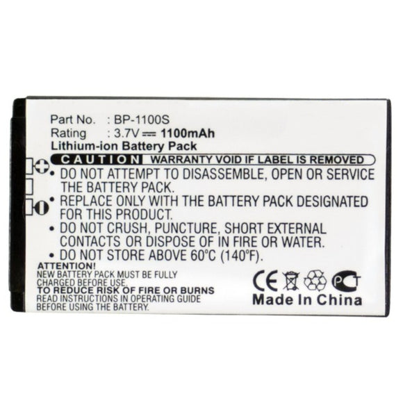 Batteries N Accessories BNA-WB-L8988 Digital Camera Battery - Li-ion, 3.7V, 1100mAh, Ultra High Capacity - Replacement for Kyocera BP-1100S Battery