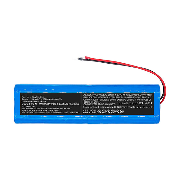 Batteries N Accessories BNA-WB-L16161 Medical Battery - Li-ion, 14.8V, 2600mAh, Ultra High Capacity - Replacement for Creative CLASSIC 90 Battery