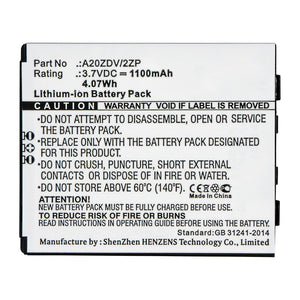 Batteries N Accessories BNA-WB-L14787 Cell Phone Battery - Li-ion, 3.7V, 1100mAh, Ultra High Capacity - Replacement for Philips A20ZDV/2ZP Battery