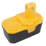 Batteries N Accessories BNA-WB-H13702 Power Tool Battery - Ni-MH, 18V, 1500mAh, Ultra High Capacity - Replacement for Ryobi BPP-1813 Battery
