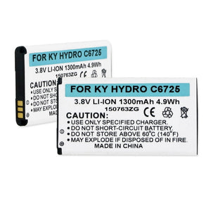 Batteries N Accessories BNA-WB-BLI-1339-1.3 Cell Phone Battery - Li-Ion, 3.8V, 1300 mAh, Ultra High Capacity Battery - Replacement for Kyocera SCP-59LBPS Battery