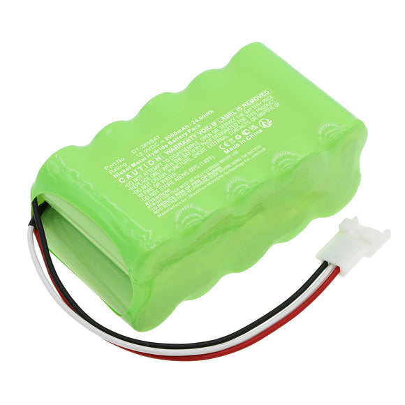 Batteries N Accessories BNA-WB-H18262 Equipment Battery - Ni-MH, 12V, 2000mAh, Ultra High Capacity - Replacement for Shimpo DT-365BAT Battery