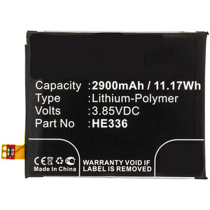Batteries N Accessories BNA-WB-P8369 Cell Phone Battery - Li-Pol, 3.85V, 2900mAh, Ultra High Capacity Battery - Replacement for Nokia HE321, HE336 Battery