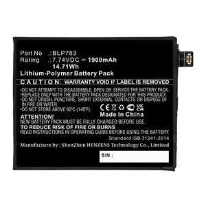 Batteries N Accessories BNA-WB-P16808 Cell Phone Battery - Li-Pol, 7.74V, 1900mAh, Ultra High Capacity - Replacement for OPPO BLP783 Battery