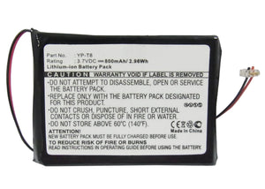 Batteries N Accessories BNA-WB-P8866 Player Battery - Li-Pol, 3.7V, 610mAh, Ultra High Capacity - Replacement for Samsung FA905502AA Battery
