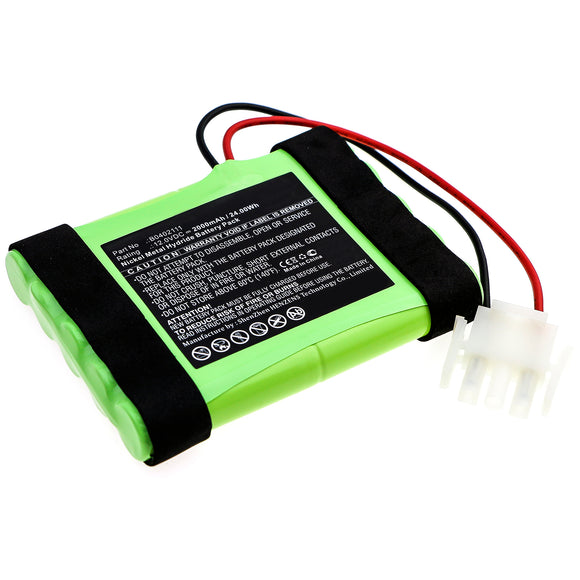 Batteries N Accessories BNA-WB-H11509 Medical Battery - Ni-MH, 12V, 2000mAh, Ultra High Capacity - Replacement for GE B0402111 Battery