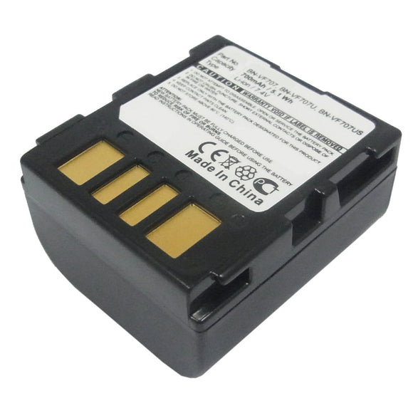 Batteries N Accessories BNA-WB-L8961 Digital Camera Battery - Li-ion, 7.4V, 700mAh, Ultra High Capacity - Replacement for JVC BN-VF707 Battery