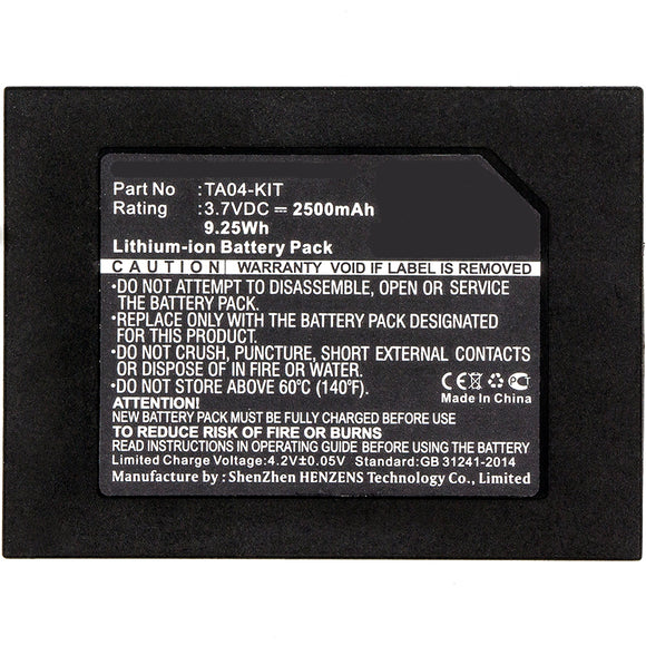 Batteries N Accessories BNA-WB-L8496 Thermal Camera Battery - Li-ion, 3.7V, 2500mAh, Ultra High Capacity Battery - Replacement for FLIR TA04-KIT Battery