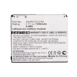 Batteries N Accessories BNA-WB-L15609 Cell Phone Battery - Li-ion, 3.7V, 1200mAh, Ultra High Capacity - Replacement for HTC 35H00132-01M Battery