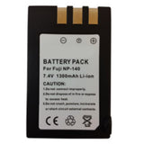Batteries N Accessories BNA-WB-NP140 Digital Camera Battery - li-ion, 7.4V, 1300 mAh, Ultra High Capacity Battery - Replacement for Fuji NP-140 Battery