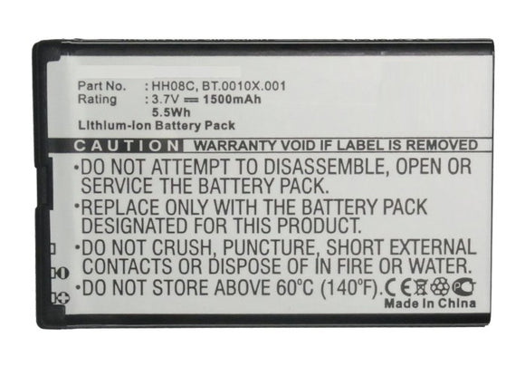 Batteries N Accessories BNA-WB-L3003 Cell Phone Battery - Li-Ion, 3.7V, 1500 mAh, Ultra High Capacity Battery - Replacement for Acer BT.0010X.001 Battery