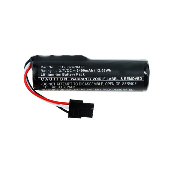 Batteries N Accessories BNA-WB-L12844 Speaker Battery - Li-ion, 3.7V, 3400mAh, Ultra High Capacity - Replacement for Logitech T12367470JTZ Battery