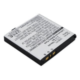 Batteries N Accessories BNA-WB-L13212 Cell Phone Battery - Li-ion, 3.7V, 750mAh, Ultra High Capacity - Replacement for Sharp SHBCR1 Battery