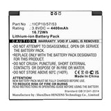 Batteries N Accessories BNA-WB-L14852 Cell Phone Battery - Li-ion, 3.8V, 4400mAh, Ultra High Capacity - Replacement for Purism 1ICP10/57/53 Battery