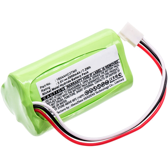 Batteries N Accessories BNA-WB-H1828 Speaker Battery - Ni-MH, 3.6V, 2000 mAh, Ultra High Capacity Battery - Replacement for Logitech 180AAHC3TMX Battery