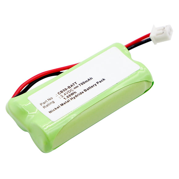 Batteries N Accessories BNA-WB-H1485 Wireless Headset Battery - Ni-MH, 2.4V, 700 mAh, Ultra High Capacity Battery - Replacement for ChatterBox CB50-BATT Battery