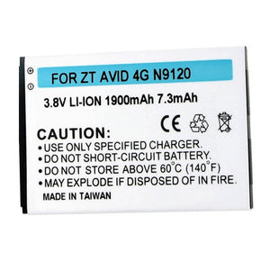 Batteries N Accessories BNA-WB-BLI-1318-1.9 Cell Phone Battery - Li-Ion, 3.7V, 1900 mAh, Ultra High Capacity Battery - Replacement for ZTE Li3817T43P3H735044 Battery