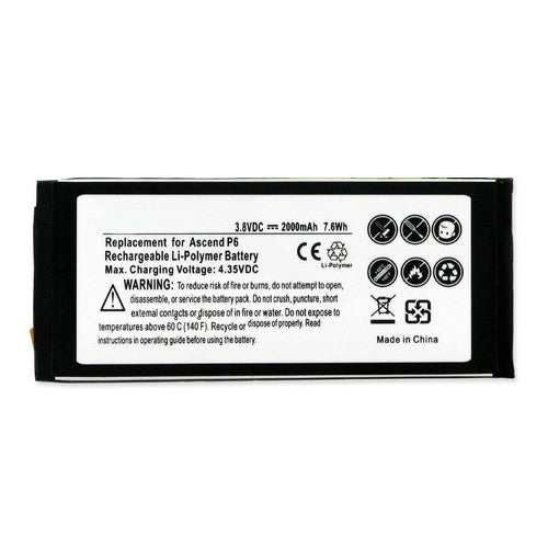 Batteries N Accessories BNA-WB-BLP-1379-2 Cell Phone Battery - Li-Pol, 3.8V, 2020 mAh, Ultra High Capacity Battery - Replacement for Huawei HB3742A0EBC Battery