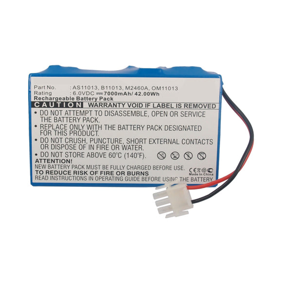 Batteries N Accessories BNA-WB-S17026 Medical Battery - Sealed Lead Acid, 6V, 7000mAh, Ultra High Capacity - Replacement for Philips AS11013 Battery